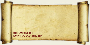 Andreja Stanojević vizit kartica